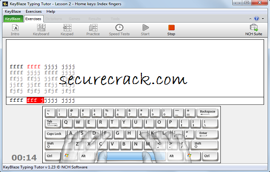 NCH KeyBlaze Typing Tutor Plus Registration Code